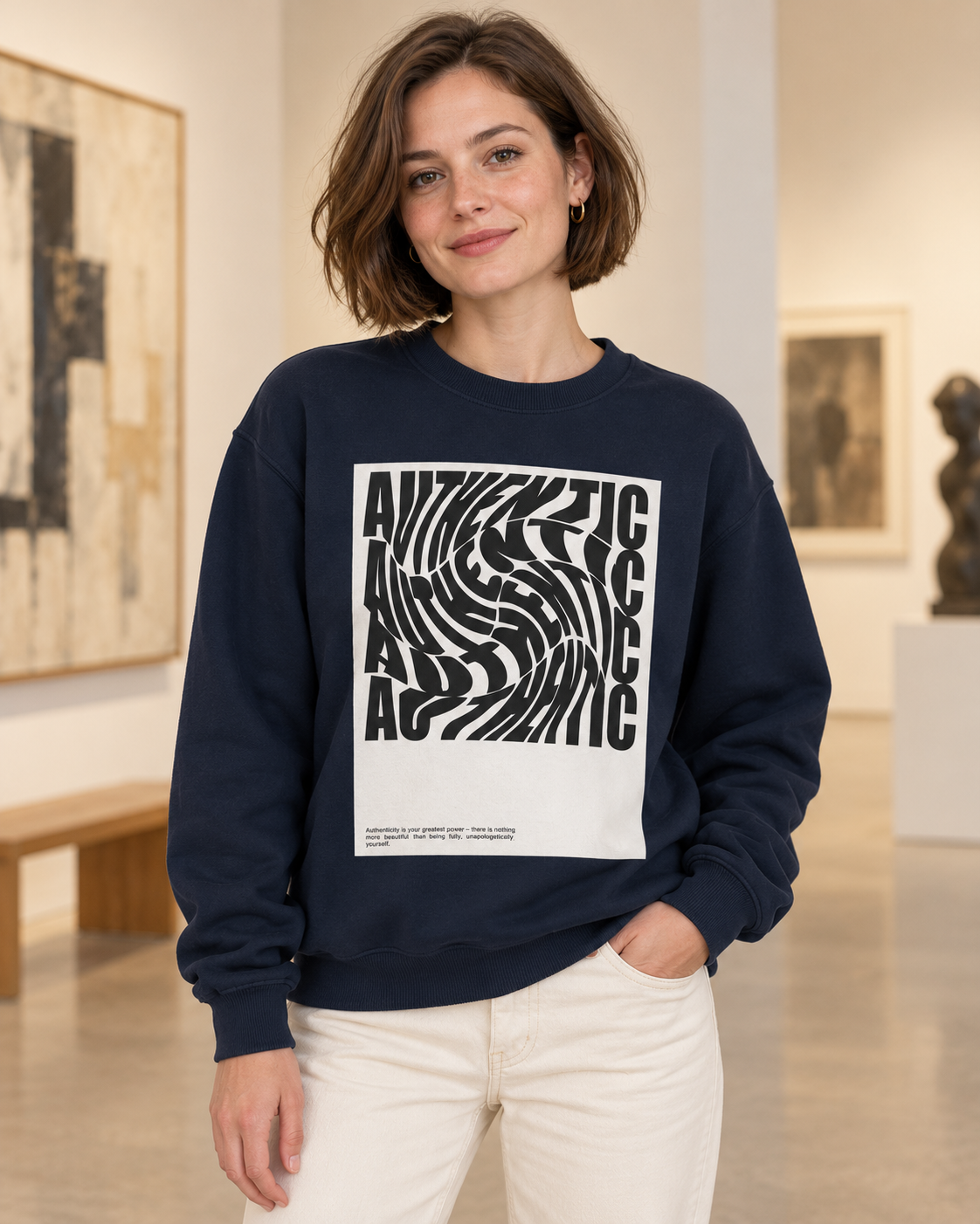 Optical Wave Sweatshirt